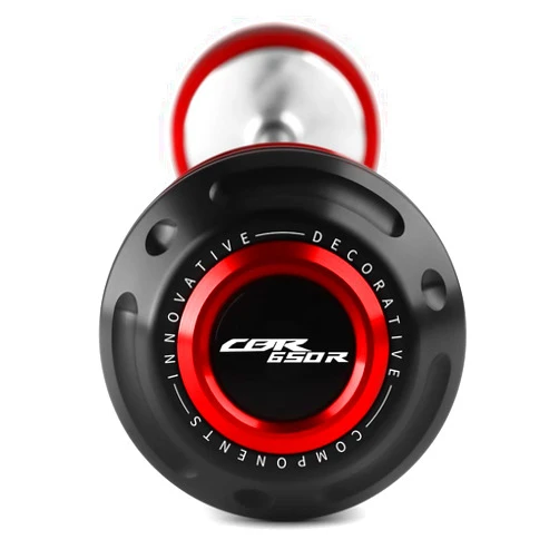 Goxmoto Motorcycle Front Axle Fork Wheel Falling Protection CNC Compatible with H.onda CBR650R 2019 2020 2021 2022 2023 CBR 650R CBR 650 R Accessories (Red)