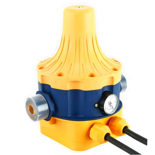 Homend Automatic Water Pump Pressure Controller, 110V Automatic Water Pump Pressure Controller with Electronic Pressure Switch Home Accessory Yellow
