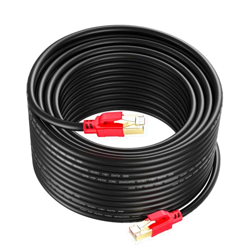 Wawpi Ethernet Cable Cat6 300 FT, High Speed Outdoor Internet Wire,LAN/WAN Network Cord for All RJ45 Devic,TV, Router, Modem, PC, Gaming.