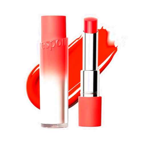 Espoir Lipstick Nowear Balming Glow #1 Vividy 0.1oz | Lightweight Moisturizing Lip | Long-Lasting Vibrant Color | Non-Sticky Softness for Chapped Lip Balm | Vegan Cruelty-Free | Korean Lip Makeup
