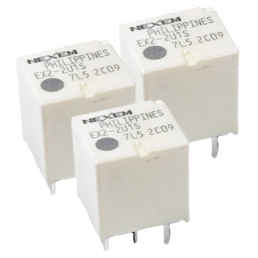 Nec/Tokin EX2-2U1S Automotive Relays, SPDT, Momentary, 12VDC, 30A (Pack of 3)