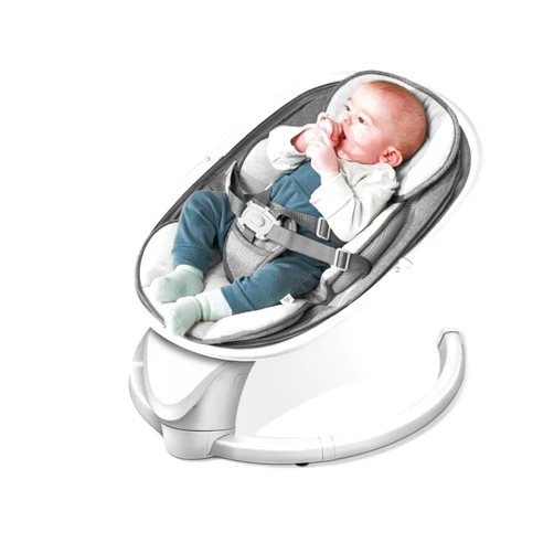 Derson Baby Swing for Infants, Electric Swing for Newborn with 5 Swing Speed, Portable Baby Swing with 10 Lullabies, 0-6 Months Suitable