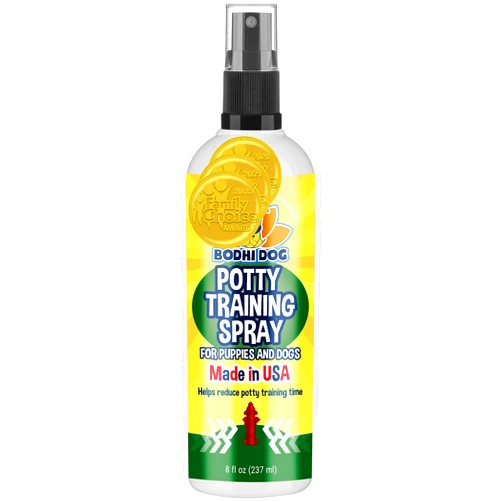 Bodhi Dog Potty Training Spray - Puppy & Dog Training Aid for Indoor & Outdoor Attractant Spray Use - Encourages Proper Dog Pee Here Habits - Safe for Pets & Home - Made in The USA (8 Fl Oz)