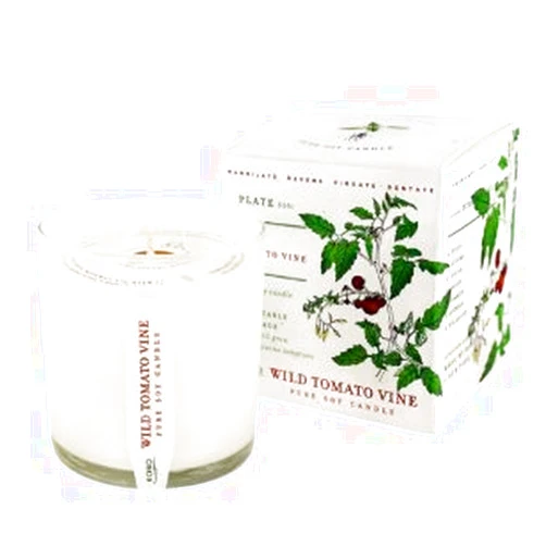 Kobo Candles Wild Tomato Vine Soy Candle with Plantable Box