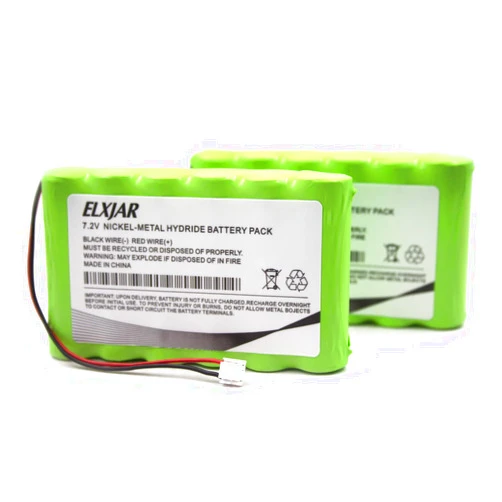 Lunggwey (2-Pack) 7.2V 2000mAh Ni-MH Battery Replacement for DSC 3G4000 Cellular Communicator 3G4000-BATT 6PH-H-AA2200-S-J26 LE4000