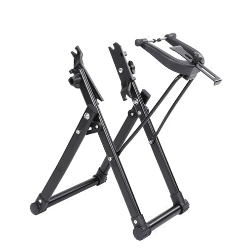 Obetuens Bicycle Wheel Maintenance Wheel Truing Stand, Bike/Bicycle Tire Truing Stand, Foldable Home Mechanic Truing Stand Suitable for 16