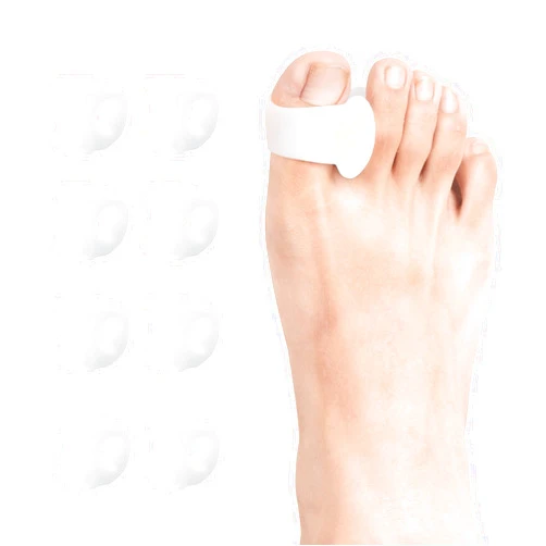 HioIoiH Gel Toe Bunion Separator(For Man),8 Pack Soft Hallux Valgus Protectors Straightener,Big Toe Bunion Pad & Separates,Relief Bunion Pain,toe Overlap,Calluses Silicone Toe Spacer Bunion Corrector