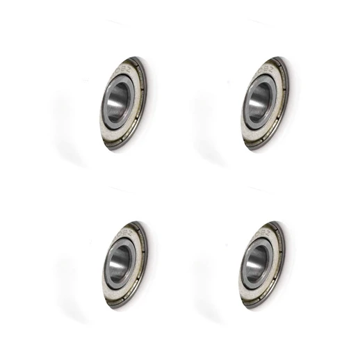 uxcell 608ZZ Ball Bearing Guide Pulley Roller Round Wheel 8x32x12mm Double Metal Shielded (GCr15) Chrome Steel Bearings 4pcs