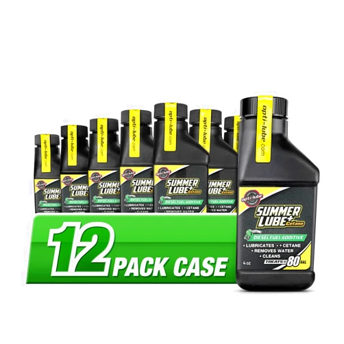 Opti-Lube Summer+ Cetane Formula Diesel Fuel Additive: 4oz Bottles (12 Pack Case)