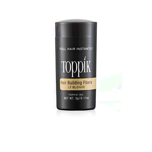 Toppik Hair Building Fibers, 3g Fill In Fine or Thinning Hair Instantly Thicker, Fuller Looking Hair 9 Shades for Men Women