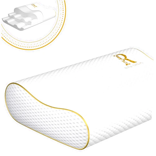 Royal Therapy Memory Foam Pillow, Queen Cervical Pillow for Neck Pain, Contour Pillow, Pillow for Neck and Shoulder Pain, Neck Pain Pillow, Side Sleeper Pillow, Sleeping Support