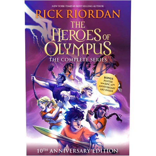By Rick Riordan (Author) Heroes of Olympus Paperback Boxed Set, The-10th Anniversary Edition (The Heroes of Olympus)