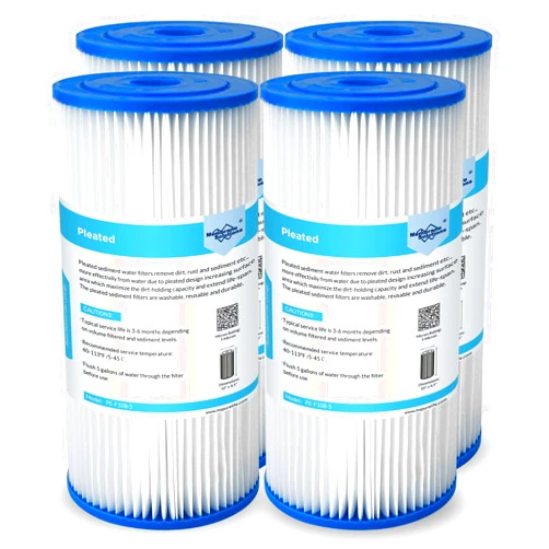 Membrane Solutions 5 Micron Pleated Water Filter Home 10