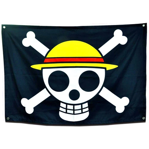 Sosolong Anime Room Decor 60inx40in Large Size Flag,Pirate Legion Flag,Wall Hanging Decor boys room decor For Bedroom Living Room…