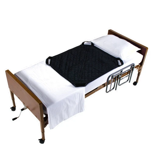 Patient Aid Positioning Sheet with Handles (PA450) for Moving and Turning Patients in Bed, with 3-Layer Nylon Fabric for Comfort and Protection, 4 Ergonomic Straps for Fast and Safe Repositioning