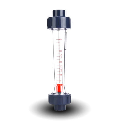 Agatige Plastic Tube Type Liquid Flowmeter, LZS-20 (D) ABS Liquid Flowmeter Measuring Tool 40-400L/H High Accuracy Wate Flowmeter for Gas Liquid Pipeline Flowmeter