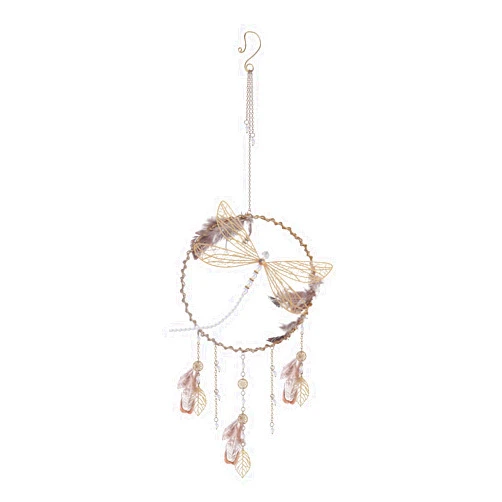 IcyAits Suncatcher Dragonfly, Small Dazzlefly Dragonfly Sun Catcher with Crystals,Rainbow Maker Pendant Window Hanging Ornamen