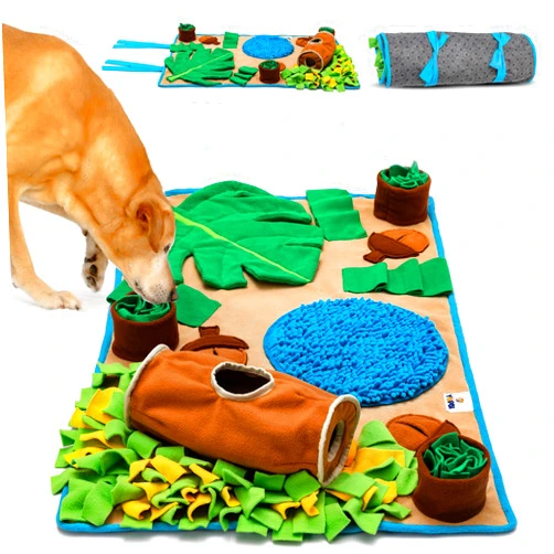 YOPSI Snuffle Mat for Dogs Large Breed 39.4''x23.6''- Interactive Dog Toys for Boredom - Sniff mat for Dogs - Foraging Mat for Dogs -Mental Stimulation for Dogs - Dog Enrichment Toys - Dog Snuffle Mat