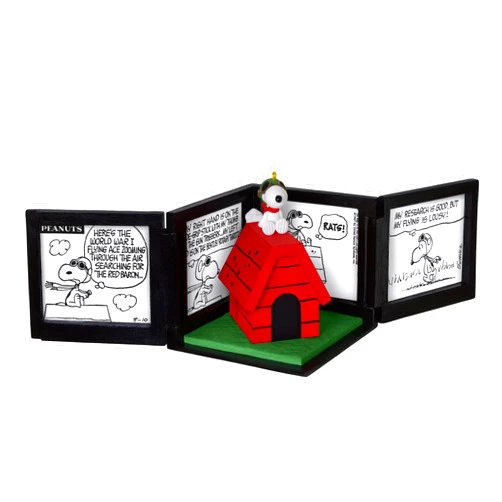Hallmark Keepsake Christmas Ornament 2025, Peanuts 75th Anniversary Snoopy as The Flying Ace Musical, Gifts for Peanuts Fans