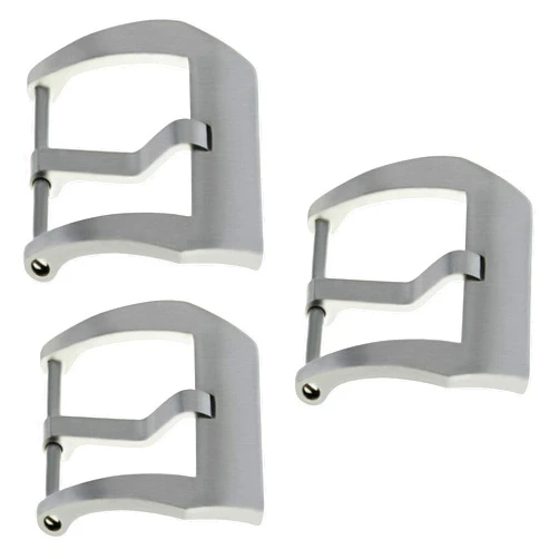 Ewatchparts 3-22MM PRE-V SCREW BUCKLE FOR PANERAI 40-4MM LEATHER RUBBER STRAP BAND BRUSH