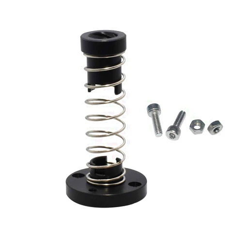 POLISI3D Z Axis T8 POM Anti Backlash Nut Compatible with Prusa I3 MK3 MK3S MK2 MK2S 3D Printer Trapezoid Motor Screw 8mm Lead Acme Threaded Rod Elimination Gap Nuts Spring Loaded Nut