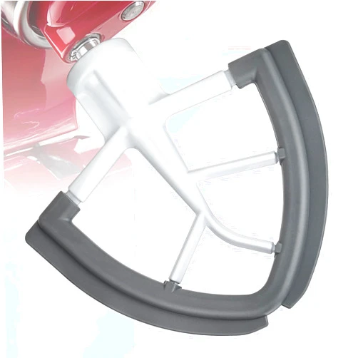 Ancable Tilt-Head Flex Edge Beater for KitchenAid 4.5-5 Quart Bowl Stand Mixer Attachment Flat Beater Paddle Mixer Accessory with Silicone Edges Scraper