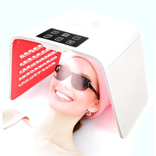 Gefarvent Led Light Therapy for Face, 7 Color LED Light Therapy for Face Neck Arm, SPA Skin Care Device Facial Led Light Therapy Face Tool