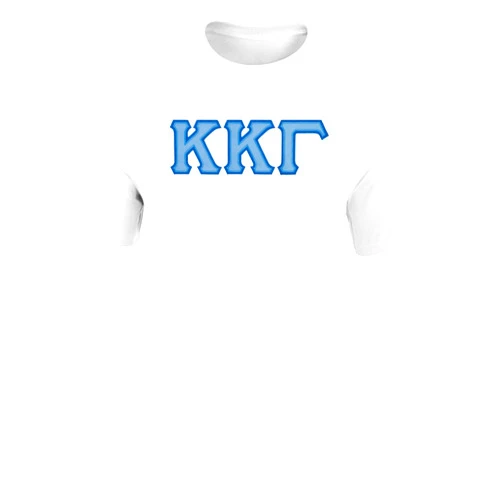Fashion Greek Kappa Kappa Gamma Twill Letter T Shirt