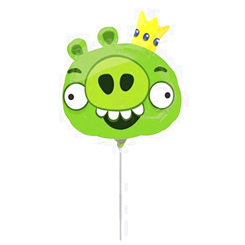 Amscan Angry Birds King Pig Mini Shape Foil Balloon (1 per package)