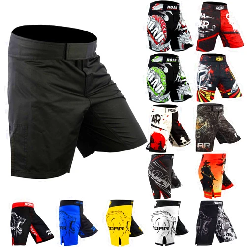 ROAR MMA Fight Shorts Grappling Muay Thai BJJ Training Jiu Jitsu No Gi Wear