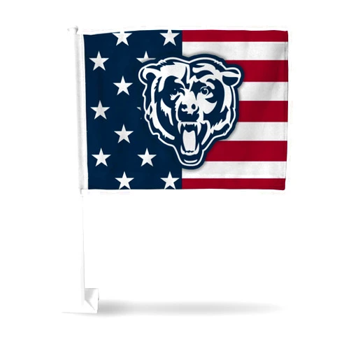 Rico Industries NFL Football Chicago Bears Double Sided Car Flag - 16