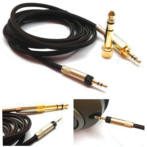 NewFantasia Replacement Audio Upgrade Cable Compatible with Sennheiser HD598, HD598Cs, HD560s, HD598SE, HD620S, HD400PRO, HD599, HD569, HD579 Headphones 1.2m/4feet