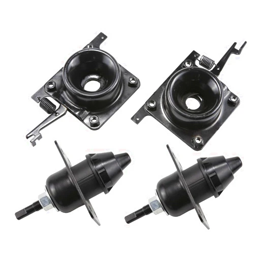 RLB-HILON Hood Release Latch Compatible with Volvo VN VNL 2004 to 2018 Year, for 20498998 20565619 8074938, 4PCS Upper & Lower Hood Latches, for Driver and Passenger Side