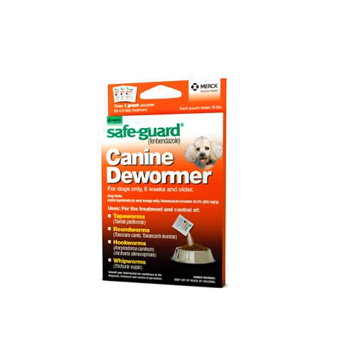 SAFE-GUARD Canine Dewormer For Dogs up to 10lbs, 1gm (3 doses)