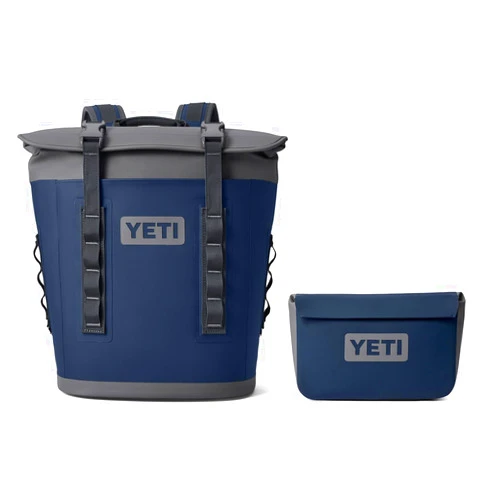 YETI Hopper M12 Soft Cooler Backpack with YETI Sidekick 3L, Navy