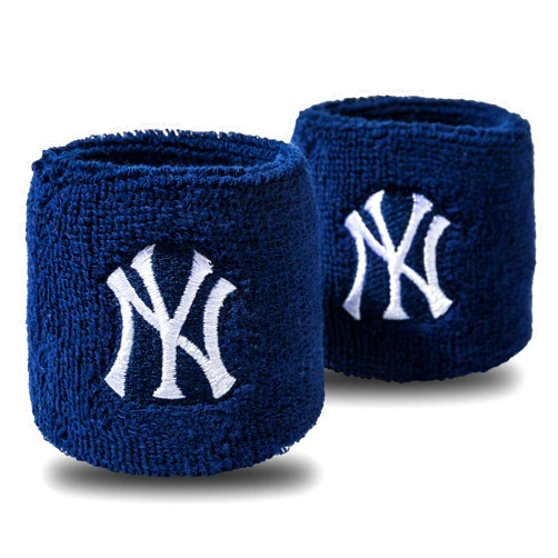 Franklin Sports MLB Team Licensed Baseball Wristbands - MLB Team Logo Sweat Wristbands - Great for Costumes + Uniforms - Pair