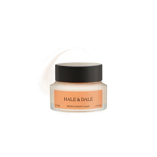 HALE & DALE HALE&DALE Korean Moisturizer face Cream 1.76 oz, K-Beauty Moisturizer with Squalane, Shea Butter, Hydrating & Nourishing Cream with Dry and Aging Skin, Vegan, Silicone, Sulfate, and Paraben free