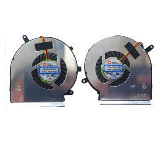 Generic New Replacement CPU & GPU Cooling Fan for MSI GE62 GE72 GL62 GL72 PE60 PE70