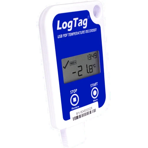 LogTag UTRID-16 Multi-use Temperature Recorder, with Display, 16,000 Readings, 6-Month Battery, Range of -30°C to +60°C (-22°F to +140°F)
