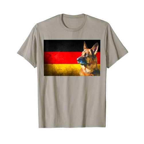 Deutscher Schäferhund Flagge Deutschlands German Shepherd T-Shirt