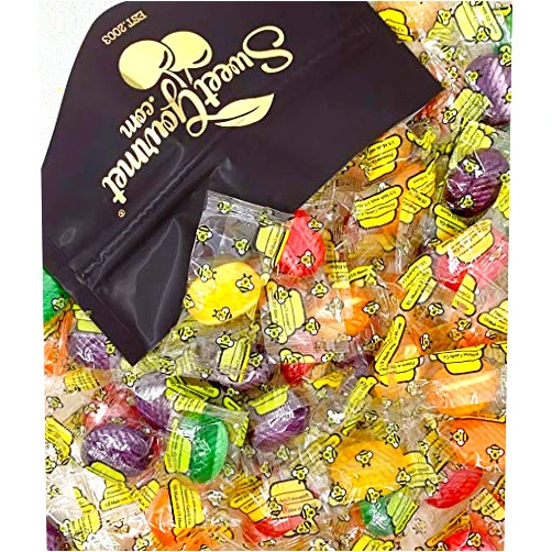 SweetGourmet Assorted Honey Filled Hard Candy, 2 Pounds, 80 Pieces
