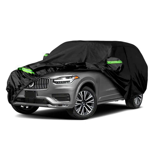 Sportuli Waterproof Car Covers Replace for 2002-2024 Volvo XC90, 6 Layers All Weather Car Cover with Zipper Door & Windproof Bands for Snow Rain Dust Hail Protection