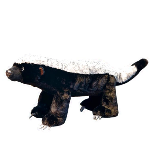 FRANKIEZHOU Honey Badger Stuffed Animal-Black 19.69