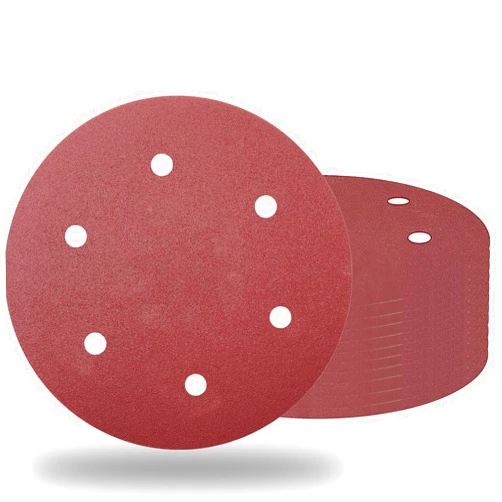 Toromp 10 Pack 9 Inch 6 Hole 120-Grits Drywall Sanding Disc, 9