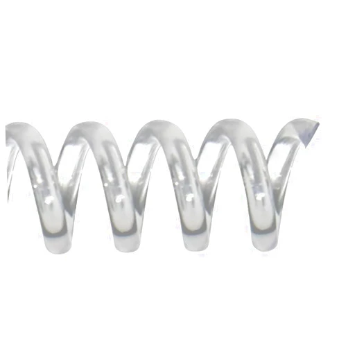 TruBind 12mm (15/32 in.) Spiral Binding Coils for Reports, Presentations and Proposals | 4:1 Pitch | 12 in. Length | Clear | 92 Sheets Binding Capacity | 100 Pack