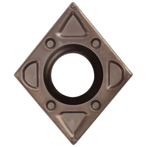 Sandvik Coromant CoroTurn 107 Cermet Turning Insert, CCMT, 80 Degree Diamond, PM Chipbreaker, CT5015 Grade, Uncoated, CCMT 432-PM, 1/2