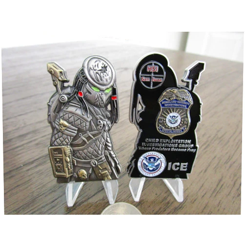 Oneworldtreasures ICE HSI Child Exploitation Investigations Group San Juan Puerto Rico Predator Challenge Coin