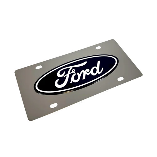 Eurosport Daytona- Compatible with - Ford - Stainless Steel License Plate