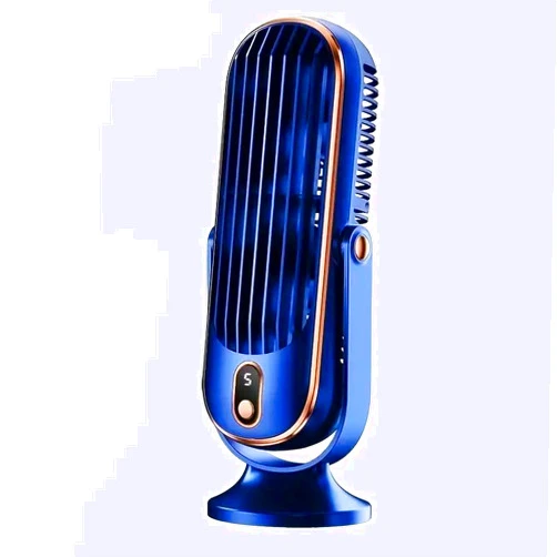 HAOD 1pc, Large Battery Portable Air Conditioner Fan - 5-Speed Cooling Fan with Dual Motors and 720° Surround Air Blower for Office, Camping, and RV - Perfect Thanksgiving, Halloween, and Christmas Gift