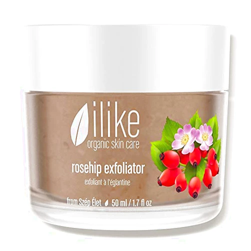 ilike organic skin care rosehip exfoliator 1.7oz.